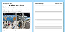 Space Food Worksheet / Worksheet (teacher made) - Twinkl