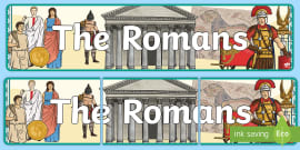 FREE! - The Romans Display Banner (teacher made)