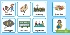 Visual Timetables KS2 - Planning Resources