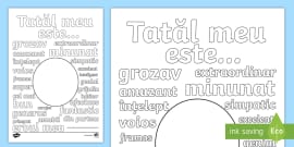 Poezie De Ziua Tatălui Felicitare Teacher Made