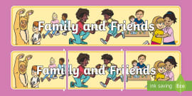 Family and Friends Flashcards (teacher made)