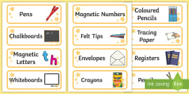 FREE! - 👉 Size Editable Writing Area Free Classroom Resource Labels