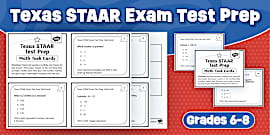 Sixth Grade RLA Task Cards | Texas STAAR Test Prep