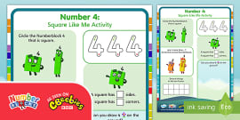 FREE! - 👉 Numberblocks 1-10 Colouring Pages