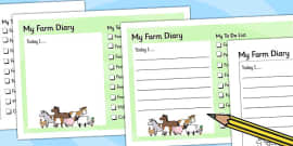 Farm Animals Worksheet / Activity Sheet, worksheet