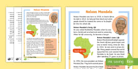 Nelson Mandela Resource Pack KS2 - nelson mandela, pack, ks2