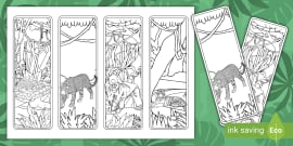 Minibeasts Colouring Bookmarks (teacher made) - Twinkl