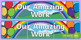 Editable Display Banners Pack Teaching Resources Twinkl