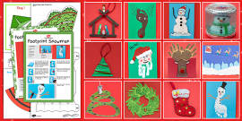 Simple 3D Christmas Santa Fortune Teller Puppet Paper Craft