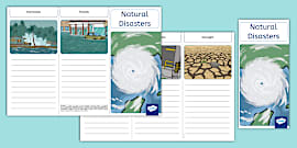 Natural Disasters Fact File Template (Teacher-Made) - Twinkl