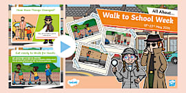 Walk To School Week Resources | KS1 & KS2