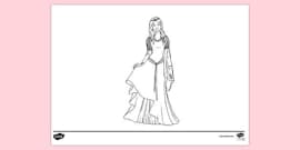 Princess Coloring Sheets (Teacher-Made) - Twinkl