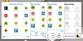 Traffic Role Play Signs (teacher made) - Twinkl