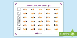 Phase 3 ai Phoneme Roll and Read Mat (teacher made) - Twinkl