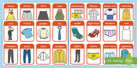 Clothes Loop Cards