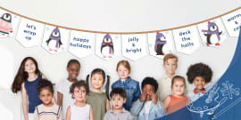 Penguin Window Display - Twinkl - EYFS (teacher made)