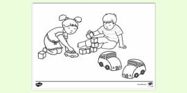 FREE! - Toy Box Colouring | Colouring Sheets (teacher made)