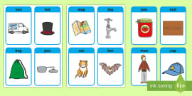 alphablocks, CCVC and CVCC Phoneme Frames - CVC, CVC word, three