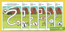 The Little Red Hen Story Sequencing Cards (teacher made)