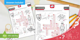 Crossword: Castles (upper elem)