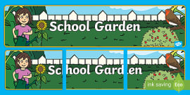 school garden rules