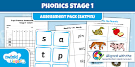 Phonics Stage 1 Assessment Pack (udhgkb)