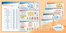 Components of Fitness Worksheet (teacher made) - Twinkl