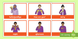 Bsl Colour Signs Flashcards Teacher Made Twinkl Bsl Colour Signs Flashcards Teacher Made Twinkl