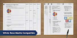 👉 Single Event Probability Worksheet | GCSE Foundation Maths