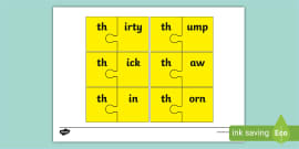 Z And Vowel Production Jigsaw Cut Outs (teacher Made)