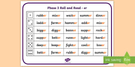 Phase Igh Phoneme Roll And Read Mat Teacher Made