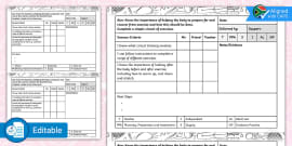 Grade 5 Physical Ed: Circuit Training Assessment KWL Grid