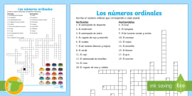 Banderitas Los Numeros Ordinales 1 31 Teacher Made