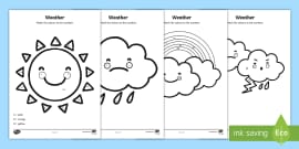 FREE! - Draw the Weather Worksheet - Free Resource