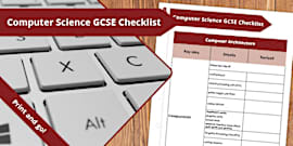 Computer Science GCSE Checklist