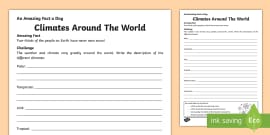 World Climates Activity Pack