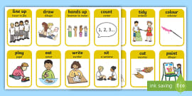 EAL Everyday Objects at School Cards - English / Spanish - EAL, Everyday