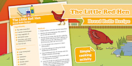 Little Red Hen Modelling Dough Mats | Twinkl
