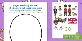 Design a Royal Wedding Card Activity (teacher made) - Twinkl