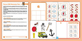 s, a, t, p' phonemes Lesson Plan - Level/ Phase 2 Wk1L5 - Twinkl Phonics