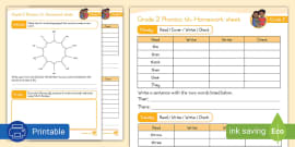 Grade 1 Phonics: Sh- Differentiated Worksheets - Twinkl