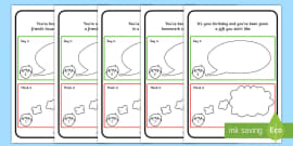 Think It or Say It Scenarios Cards for Kids Twinkl USA