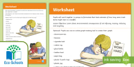 FREE! - Eco-Schools NI: KS2 Waste Audit Activity - Twinkl