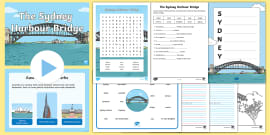 Sydney Harbour Bridge Cloze Worksheet / Worksheet