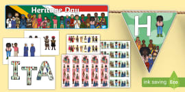 Heritage Day Display Lettering South Africa teacher Made 