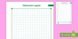 Classroom Seating Chart Template Editable Display Poster