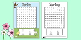 Plants and Flowers Hunt Sheet - Plants hunt, flowers hunt