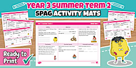 Year 5 Summer Term 2 SPaG Activity Mats - Twinkl - KS2