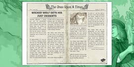Newspaper Examples Ks2 - Flood Newspaper Report with comprehension KS2 | Teaching ... - There are examples to introduce the topic, as well as examples and wagoll's of newspaper writing and content.