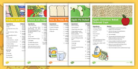 👉 KS1 Cooking Recipes (teacher made)